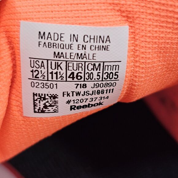 Reebok Crossfit Nano 2.0 Men's 12.5 Orange Mesh Athletic Cross Training Shoes - Picture 8 of 8